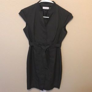 Calvin Klein dark grey dress